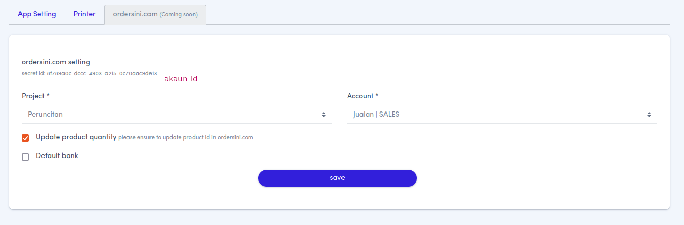ui user setup